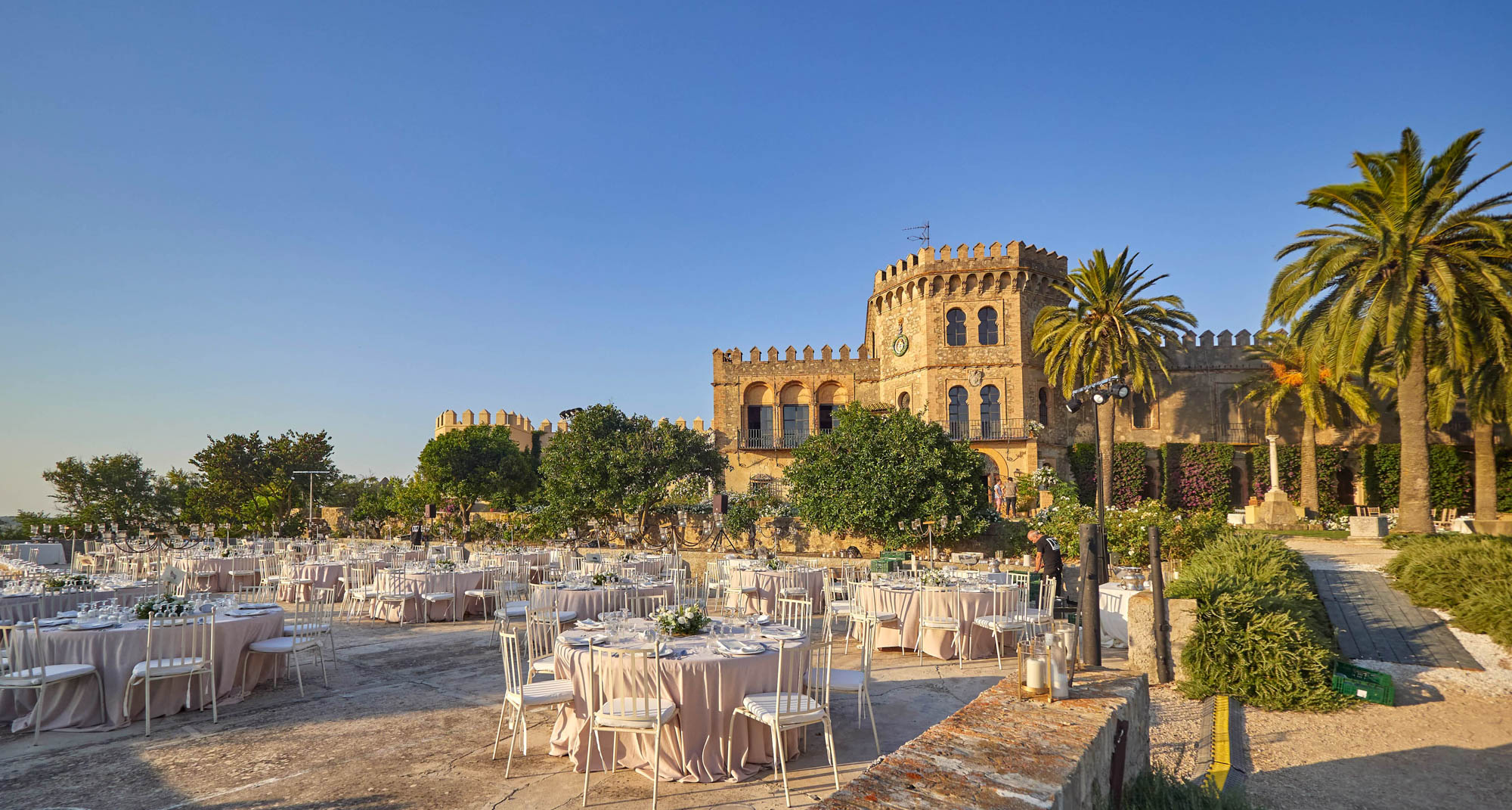 Montaje area asfaltada